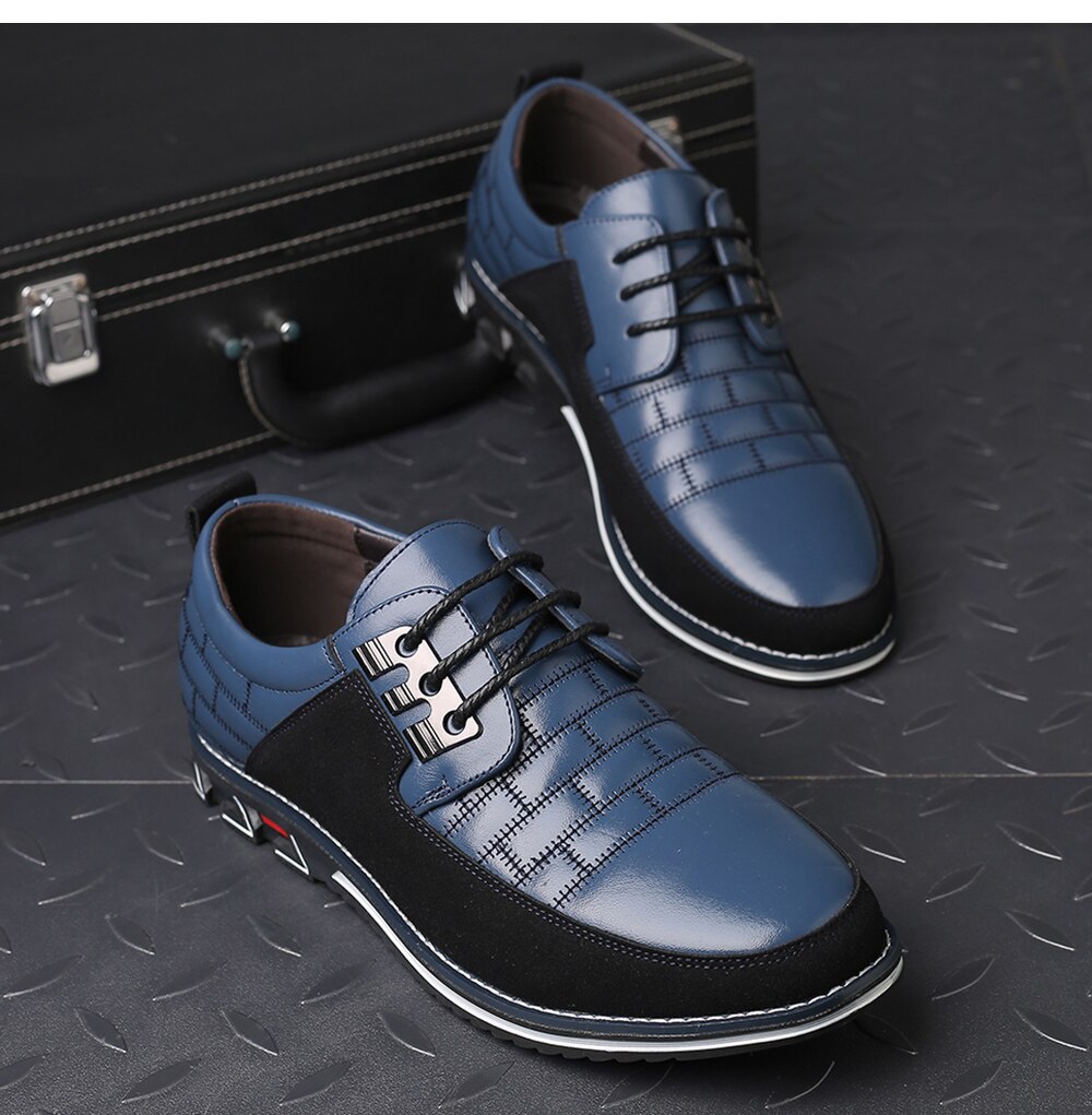 High Quality Big Size Casual Shoes Men Fashion Business Men Casual Shoes Hot Sale Spring Breathable Casual Men Shoes Black