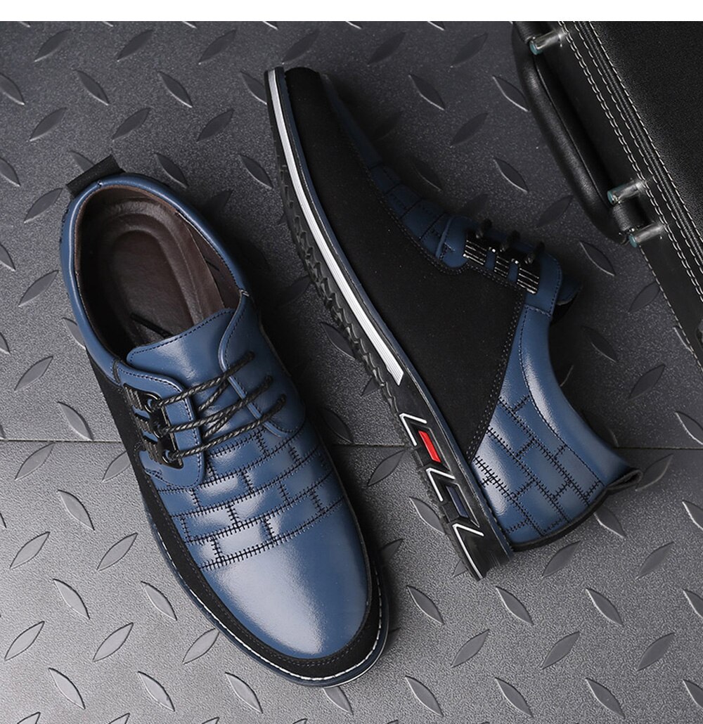 High Quality Big Size Casual Shoes Men Fashion Business Men Casual Shoes Hot Sale Spring Breathable Casual Men Shoes Black